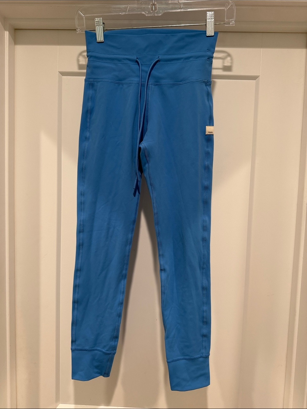 Vuori Blue High-Waist Performance Leggings
